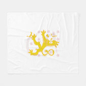 Wappen Finnlands Fleecedecke (Vorderseite (Horizontal))