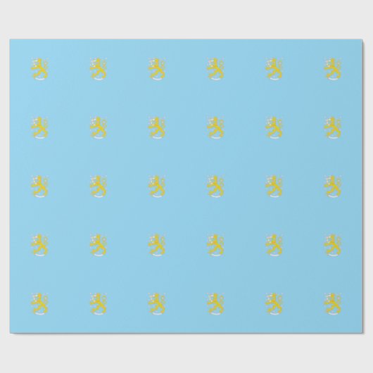 Wappen Finnlands Geschenkpapier (Flach)