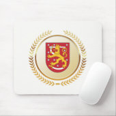 Wappen Finnlands Mousepad (Mit Mouse)