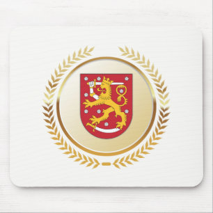 Wappen Finnlands Mousepad