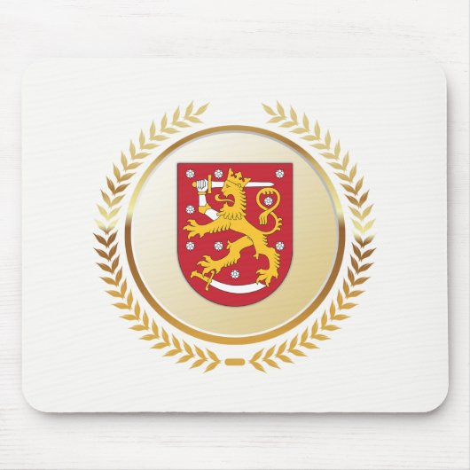 Wappen Finnlands Mousepad (Vorne)