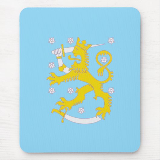 Wappen Finnlands Mousepad (Vorne)
