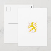 Wappen Finnlands Postkarte (Vorne/Hinten)
