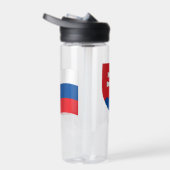Wappen, Flagge, Slowakei Trinkflasche (Rechts)