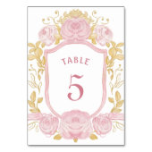 Wappen für Aquarellfarben Tischnummer (Rückseite)