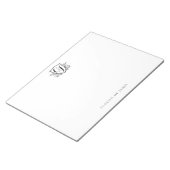 Wappen für benutzerdefinierte Couple Stationery Mo Notizblock (angewinkelt)