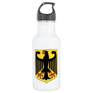 Wappen für Deutschland Edelstahlflasche