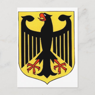 Wappen für Deutschland Postkarte