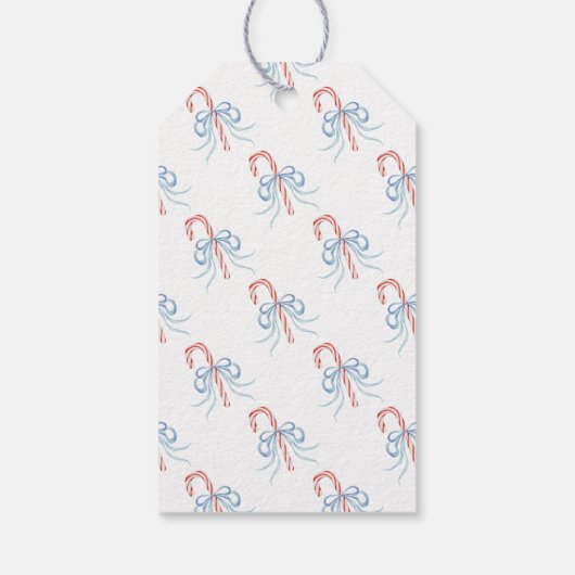 Wappen für die Bow Candy Cane Geschenkanhänger (Rückseite)