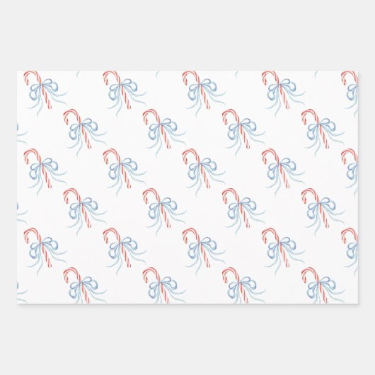 Wappen für die Bow Candy Cane Geschenkpapier Set (Vorderseite 2)