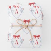 Wappen für die Bow Candy Cane Geschenkpapier Set (Beispiel)