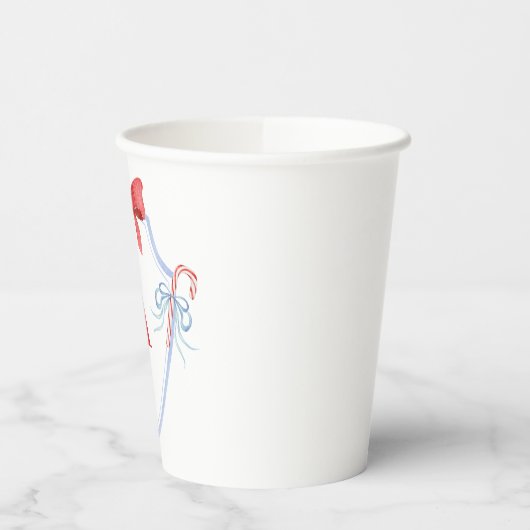 Wappen für die Bow Candy Cane Pappbecher (Links)