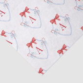 Wappen für die Bow Candy Cane Seidenpapier (Ausschnitt)