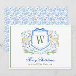 Wappen für die erste Wasserfarbenmonografie Feiertagskarte