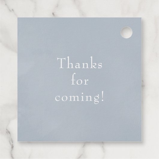 Wappen für die Hochzeitsstimmung am Seeufer Geschenkanhänger (Rückseite)