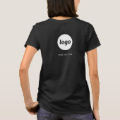 Wappen für einfache Logos und Textdateien T-Shirt (Rückseite)