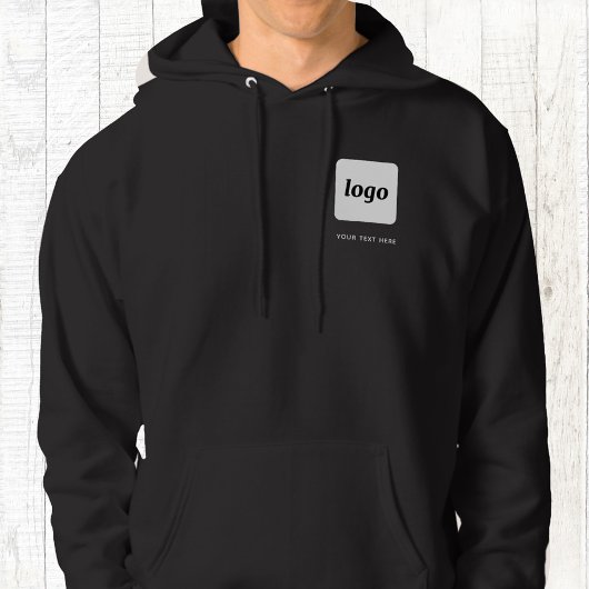 Wappen für einfache Logos und Textwerbung Hoodie