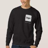 Wappen für einfache Logos und Textwerbung Sweatshirt (Vorderseite)