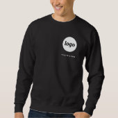 Wappen für einfache Logos und Textwerbung Sweatshirt (Vorderseite)