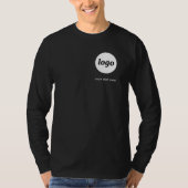 Wappen für einfache Logos und Textwerbung T-Shirt (Vorderseite)
