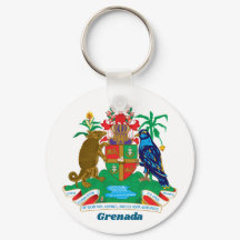 Wappen für Grenada Einfach farbenfroh formell