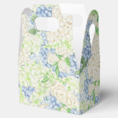 Wappen für Wasserfarben Blau und Weiß Geschenkschachtel (Geöffnet)