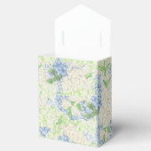 Wappen für Wasserfarben Blau und Weiß Geschenkschachtel (Geöffnet)