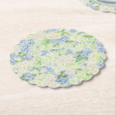 Wappen für Wasserfarben Blau und Weiß Untersetzer (angewinkelt)