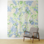 Wappen für Wasserfarben Blau und Weiß Wandteppich (Beispiel)