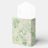 Wappen für Wasserfarben Grün und Weiß-Hydrangea Geschenkschachtel (Geöffnet)
