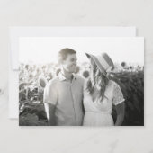 Wappen für Wasserfarben Grün und Weiß-Hydrangea Save The Date (Rückseite)