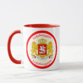 Wappen Georgiens in Kreisform Tasse (Links)