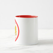 Wappen Georgiens in Kreisform Tasse (Zentrum)
