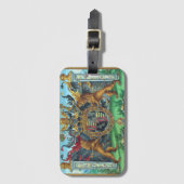 Wappen Gepäckmarke Gepäckanhänger (Vorderseite Vertikal)