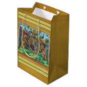Wappen-Geschenktasche Mittlere Geschenktüte (Rückseite Schrägansicht)