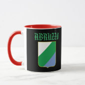 Wappen-Gewohnheits-Tasse Abruzzos, Italien Tasse (Links)