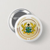 Wappen Ghanas Button (Vorne & Hinten)