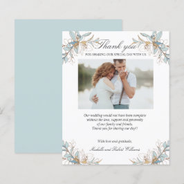 Wappen Gold und Blumen Hochzeit Foto DANK