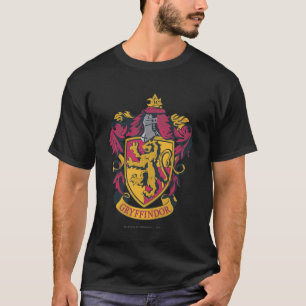 Wappen-Gold und Rot Harry Potter   Gryffindor T-Shirt