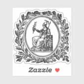 Wappen Griechenlands (1829) Aufkleber (Blatt)