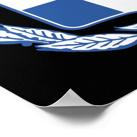 Wappen Griechenlands Poster (Ecke)