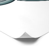 Wappen-Grün Harry Potter | Slytherin Poster (Ecke)