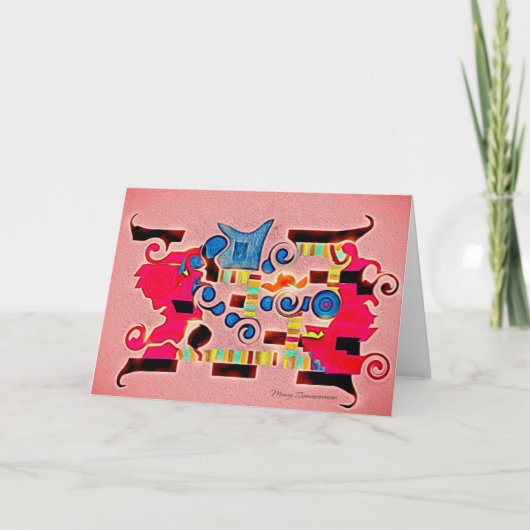 "Wappen"-Grußkarte Karte (Vorderseite)