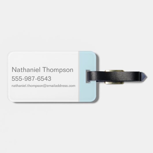 Wappen Harry Potter | Aguamenti HOGWARTS™ Gepäckanhänger (Rückseite horizontal)