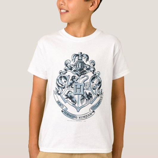 Wappen Harry Potter | Hogwarts - Blau T-Shirt (Vorderseite)