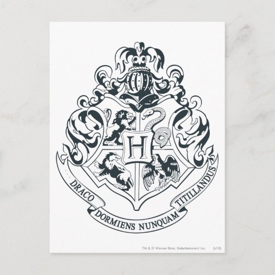 Hogwarts Wappen Zeichnen Einfach