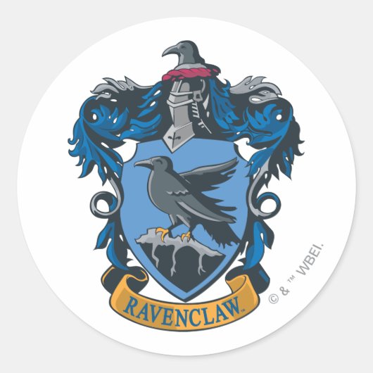 Wappen Harry Potters | Ravenclaw Runder Aufkleber (Vorderseite)