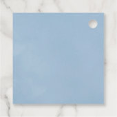 Wappen-Hochzeit Geschenkanhänger (Rückseite)