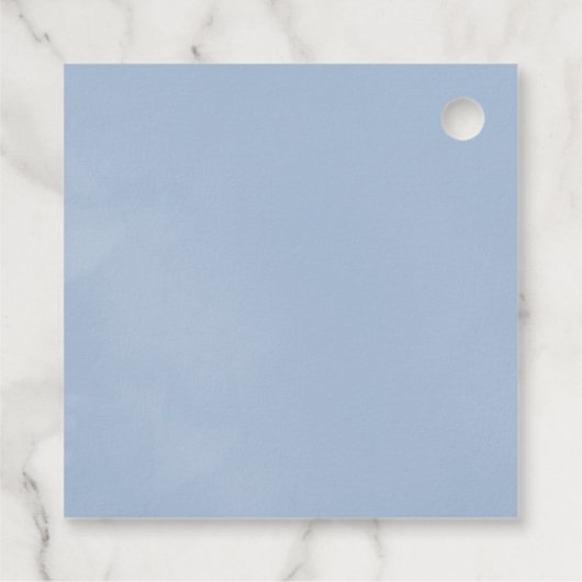 Wappen-Hochzeit Geschenkanhänger (Rückseite)