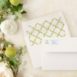 Wappen Hochzeit im mediterranen Stil